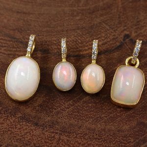 Genuine Ethiopian Fire <b>Opal</b> Pendant Natural Multifire Gemstone Handmade Jewelry Perfect <b>Gift</b> For Her - Product Image 2