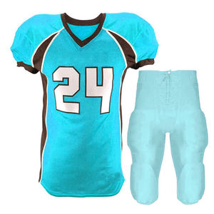 Venta al por mayor de alta calidad para León Jersey uniforme de fútbol americano con #97 HUTCHINSON #26 GIBBS #16 GOFF 5 Montgomer - Product Image 2