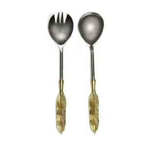 Cuillère à salade en bois, couverts de table d'hôtel, ensemble de couverts pour la maison, utilisation au restaurant, pour les cadeaux - Product Image 4