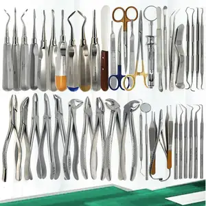 Duitse Kwaliteit Herbruikbare Rvs 86 Pcs Met Doos Orale Tandheelkundige Chirurgie Extraheren Liften Tang Instrumenten Kit