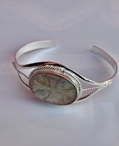 Bracelet et bracelet faits à la main en nacre en argent sterling 925. - Product Image 3