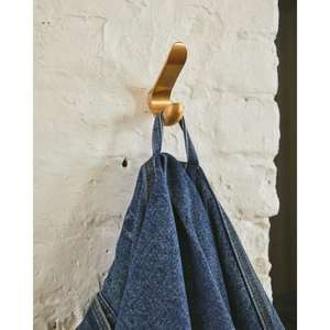 Shinny Polished Brass <b>Coat</b> <b>Hook</b> Self Adhesive Metal Wall And Door Mount Multifunctional <b>Hooks</b> Wholesale Price <b>Decorative</b> <b>Hook</b> - Product Image 6