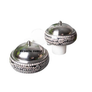 Marmite en acier inoxydable à double paroi, ustensiles de cuisine, casserole artisanale design, classique et élégante, vente en gros, nouveau réchaud à nourriture en métal - Product Image 3