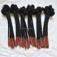 Extensions de cheveux indiens Remy de haute qualité, cheveux vierges humains premium, dreadlocks teints, 8 pouces à 20 pouces, double tressage à la machine