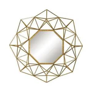 Miroir mural de forme octogonale en laiton métallique de meilleure qualité pour la maison hôtel couloir chambre à coucher salon utiliser miroir mural - Product Image 1