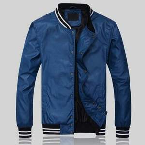 Veste tendance personnalisée pour hommes en couleur unie col montant fermeture à glissière différents modèles et couleurs pour l'hiver - Product Image 4
