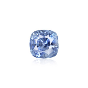 Zafiro Azul Real Facetado, Gema Suelta de 3.84 Quilates, 10 mm, Tratado Térmicamente - Product Image 1