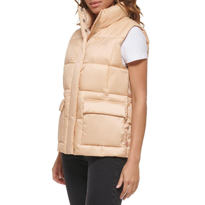 Offre Spéciale décontracté femmes respirant rembourrage veste solide sans manches conception hiver rembourré veste pour l'automne personnalisé OEM Service - Product Image 3