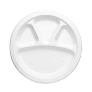 Platos de comida callejera Rajkot, platos de Jalebi de bagazo biodegradables, caña de azúcar desechable ecológica para fiestas y eventos Chaat - Product Image 2