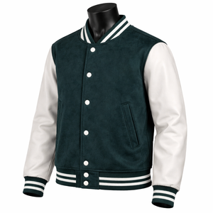 Chaqueta Universitaria Personalizada para Hombre y Mujer, Chaqueta de Béisbol de Lana y Poliéster, Chaqueta Letterman, Fabricante Mayorista OEM ODM - Product Image 6