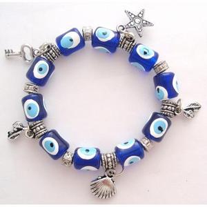 Mode perlée pour bracelet avec matière plastique de conception mauvais œil - Product Image 1