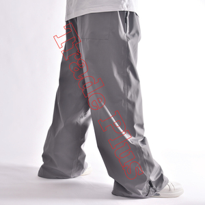 Pantalon de neige gris pour l'extérieur Pantalon de ski imperméable à doublure chaude en polaire avec taille élastique et protection contre la neige - Product Image 3