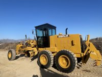 Niveleuse à moteur Caterpillar 140H d'occasion, niveleuse de terrain Cat 140H, équipement de construction d'occasion pour le nivellement des chantiers de construction routière