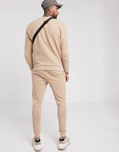 Conjunto deportivo de dos piezas, sudaderas con capucha personalizadas unisex, conjunto de chándales de precio al por mayor unisex, chaqueta y pantalones con cremallera, ropa personalizada - Product Image 2