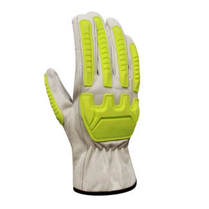 Guantes de Impacto de Cuero de Alto Rendimiento 2025, Protección TPE Resistente a Cortes, Resistencia al Calor, Antiestáticos para la Industria Petrolera - Product Image 6