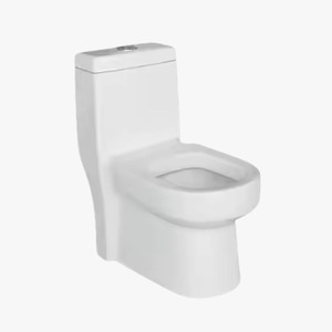 Nuevo diseño Watermark CE sin montura Washdown Water Closet P-trap Commode Australian Standard Ceramic Asiento de inodoro de una pieza - Product Image 3