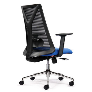 Silla de Oficina Ergonómica HOM1087D-01 con Cojín de Tela Multicolor, Respaldo Alto Ajustable, Respaldo de Malla Hecho de Espuma - Product Image 4