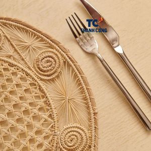 VENTE CHAUDE Sets de table naturels personnalisés Seagrass Sea Set de table Style, napperon Iraca Palm fait à la main, décoration de table, Table Boho - Product Image 2