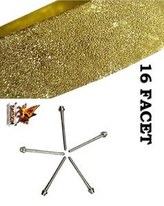 Outil pneumatique de broche de martelage de diamant pour l'or et l'argent 16 outils et équipement de bijoux de point terne de facette - Product Image 4