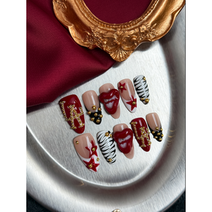 Uñas Postizas Glam Rebel Girl, Duraderas y Elegantes - Product Image 1