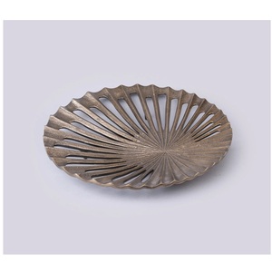 Top Quality Aluminum Dinnerware <b>Serving</b> <b>Tray</b> for Ramadan and Weddings Center Table Decor Metal <b>Tray</b> - Product Image 6