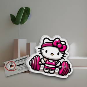 Tuile à cils en acrylique réutilisable écologique personnalisée Hello Kitty avec un design magnétique carré en forme de cœur de fleur pour les salons d'artistes - Product Image 3