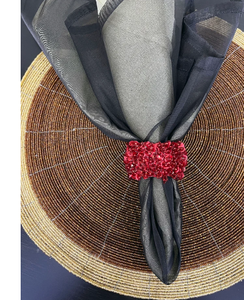 Servilleteros con cuentas - Product Image 2