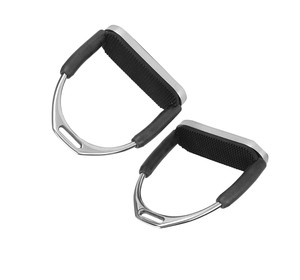 Recién llegado, estribos de aluminio para montar a caballo, empuñadura de seguridad ajustable ligera, Base ancha, fabricante ecuestre OEM - Product Image 2