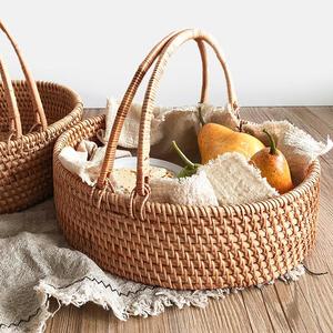 Cesta de picnic de ratán de nuevo diseño con asa para compras en el mercado de agricultores directamente desde Vietnam - Product Image 4