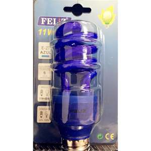 Bombilla LED Espiral de Halloween, Bajo Consumo, 2700K, Blanco Cálido Suave, Cristal, Base E27, 11W, Decoración Residencial e Iluminación para Fiestas - Product Image 1