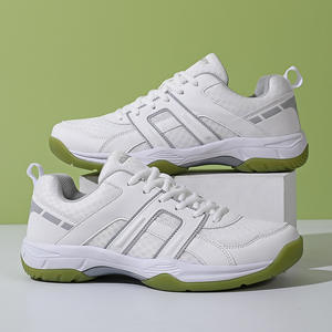 Chaussures de badminton à boucle rotative, semelle en caoutchouc, chaussures de sport respirantes, chaussures d'entraînement de compétition, chaussures de tennis pour étudiants - Product Image 5