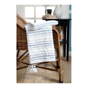 2025 directo de fábrica último diseño suave manta de lujo 100% algodón orgánico Waffle manta de punto ponderada de la India - Product Image 3