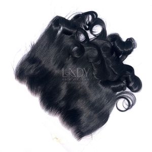 Paquetes de color de punta ondulada de cabello crudo de alta calidad con frontal y paquetes para hacer pelucas - Product Image 3