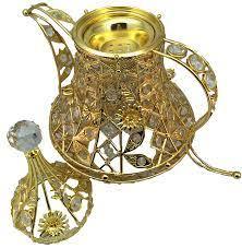 Stainless Steel Dallah Flask <b>Arabic</b> Brass Coffee Pot Dallah <b>Arabic</b> Brass Metal Turkish Dallah Coffee Pot - Product Image 3