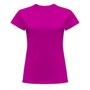 Camiseta de manga corta con logotipo personalizado para mujer, Camiseta deportiva transpirable suelta para correr, Color sólido, venta al por mayor - Product Image 4