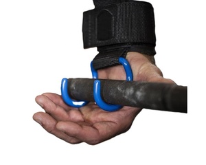 Ganchos de levantamiento de pesas al por mayor de fábrica, los mejores ganchos de correa para levantamiento de pesas para entrenamiento de gimnasia, ganchos de levantamiento de pesas súper vendidos - Product Image 2