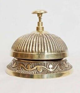 Meilleure cloche décorative de table pour la maison et le bureau, cloche de table en aluminium personnalisable, art déco pour la décoration des équipements de bureau - Product Image 2