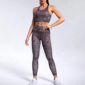 Ensemble de Yoga décontracté nouveau Design pour femmes Leggings de Fitness surdimensionnés imperméables écologiques taille élastique grande taille pour l'entraînement de gymnastique - Product Image 1