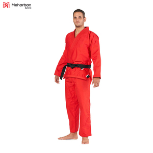OEM Fabricante de peso ligero 100% algodón Karate Uniforme Nuevo Judo Trajes Estilo Precio al por mayor Artes marciales Desgaste - Product Image 2
