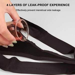 Ropa interior de período sin costuras para mujer, bragas, pantalones menstruales, ropa interior de superabsorción a prueba de fugas, incontinencia - Product Image 4
