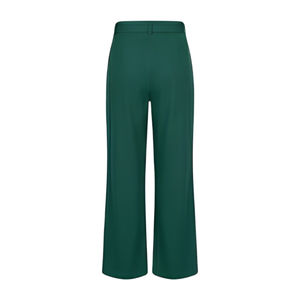 Pantalones de Trabajo Casuales de Negocios para Mujer, de Lona Transpirable de Secado Rápido, con Cierre de Cordón, Lisos, 100% Algodón, Cintura Media - Product Image 4