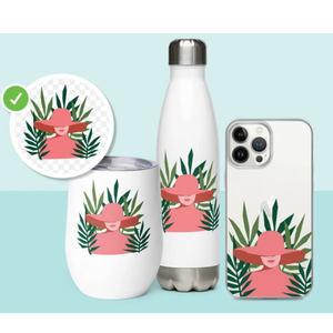 Custom 10 pz UV adesivi 9.4in(W)* 4.5in(H) dimensioni per tazze tazze Tumblers custodie per cellulari computer - Product Image 3