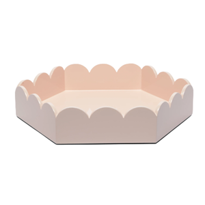 ถาดแล็กเกอร์ทำจากไม้ขอบหอยเชลล์พิมพ์ลายธรรมชาติสำหรับเสิร์ฟขนมถาดผลไม้ของตกแต่งราคาถูกขายส่งจากเวียดนาม - Product Image 1