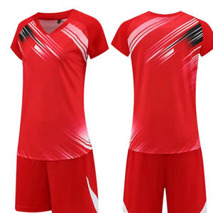 Conjuntos de uniformes de voleibol personalizados de alta calidad Impresión de logotipo personalizado Nuevo estilo Uniformes de voleibol de mejor material - Product Image 1