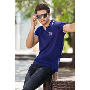 เสื้อโปโล EBRAR รุ่นซัมเมอร์ แขนสั้น ระบายอากาศได้ดี ผลิตจากผ้าฝ้าย โพลีเอสเตอร์ และสแปนเด็กซ์ 100%  ปักลายสัตว์สีเข้ม  แบบเรียบ  ไซส์พลัส - Product Image 4