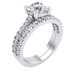 Bague en argent 925 avec diamant de laboratoire pour femme, certifiée IGI, fabricant de bijoux fins éthiques RJC ODM OEM E200910_WB300796 - Product Image 1