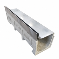 Caniveau et grille de drainage extérieur modernes en acier inoxydable – Durables et légers pour piscine, garage et usine alimentaire