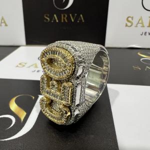 2025 nouvelle qualité Premium 18K or jaune 925 argent bagues fines VVS Moissanite bague en diamant pour hommes fête mariage bijoux fins - Product Image 1