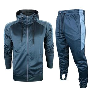 Survêtement d'hiver pour hommes avec fermeture à glissière logo personnalisé dernier modèle Service de gros OEM survêtement pour hommes en polyester - Product Image 2