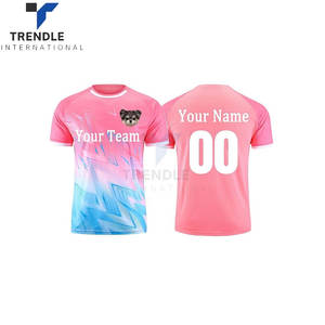 Camiseta de Fútbol Personalizada, Uniforme Deportivo con Nombre de Equipo, Número y Logotipo, para Hombre y Mujer, Entrenamiento, 100% Poliéster, Anti-UV, Secado Rápido - Product Image 2